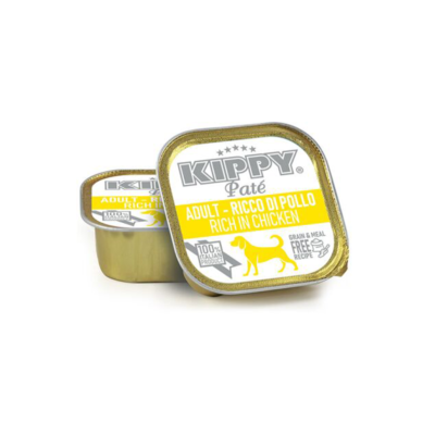 KIPPY PATE   ADULT Rich in CHICKEN 150gr. – კონსერვი ზრდასრული ძაღლებისთვის ქათმის ხორცით 150გრ.
