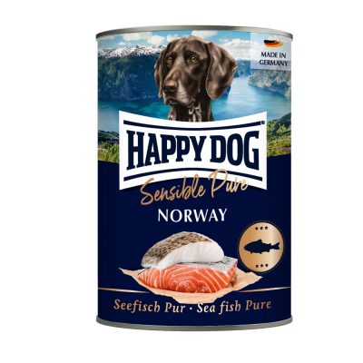 Happy Dog Sensible Pure Norway 400 Gr- თეთრი ძღვის თევზი და ორაგულის ხორცით