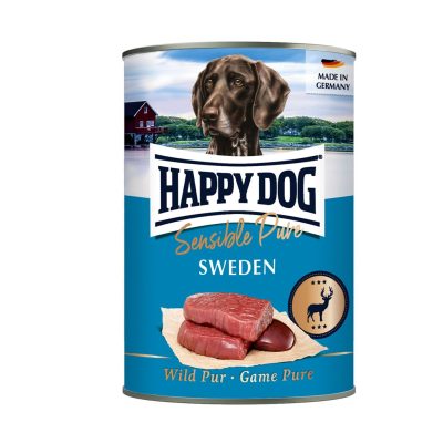 Happy Dog Sensible Pure Sweden 400 Gr- გარეული ტახის და ირმის ხორცით